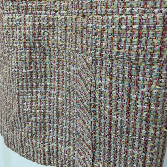 Jil Sander mini skirt tweed preppy chic couture mini - Picture 6 of 8